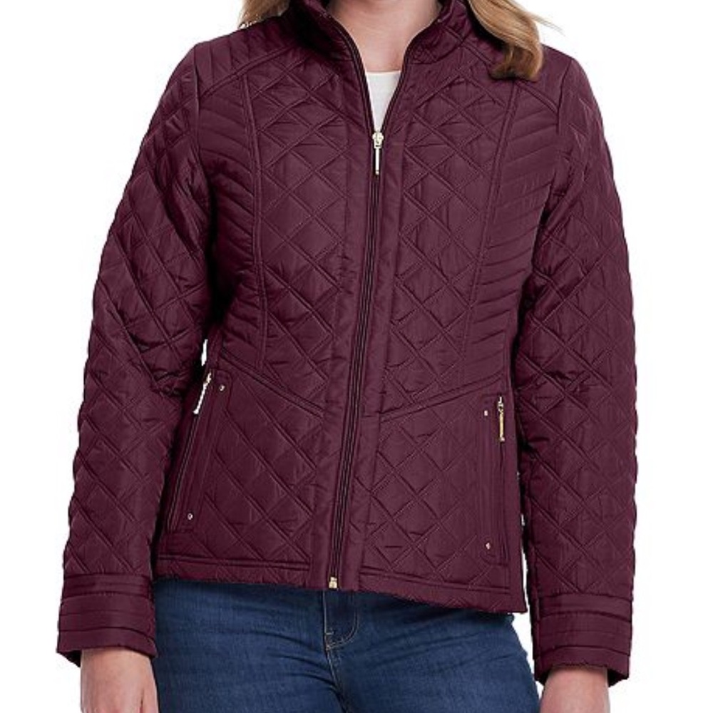 Weatherproof Quilted Burgundy barn Jacket L